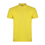 Polo de punto piqué de algodón 100% para niños 200 g/m2 Roly color amarillo