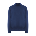 Jersey de cuello perkins de algodón y poliéster unisex 280 g/m2 Roly color azul real