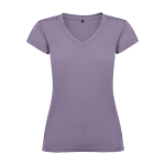 Camiseta de 100% algodón en punto para mujer 155 g/m2 Roly color lavanda