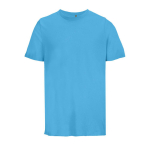Camiseta personalizada unisex 100% algodón orgánico SOL'S Legend 175 g/m2 color azul cian