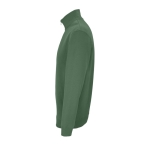 Sudadera algodón y poliéster de cremallera 1/4 SOL'S Conrad 280 g/m2 color verde oscuro vista lateral