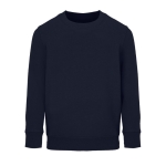 Sudadera algodón y poliéster reciclado niños SOL'S Columbia 280 g/m2 color azul marino