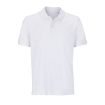 Polo 100% algodón orgánico unisex con 2 botones SOL'S Pegase 210 g/m2 color blanco novena vista