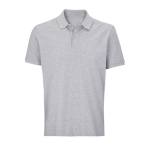 Polo 100% algodón orgánico unisex con 2 botones SOL'S Pegase 210 g/m2 color gris claro