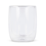 Vaso de cristal para el café de doble pared con capacidad de 230ml color transparente segunda vista