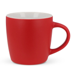 Tazas publicitarias de cerámica en varios colores modernos 180ml color rojo