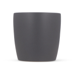 Tazas publicitarias de cerámica en varios colores modernos 180ml color gris tercera vista