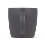 Tazas publicitarias de cerámica en varios colores modernos 180ml color gris cuarta vista
