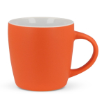 Tazas publicitarias de cerámica en varios colores modernos 180ml color naranja