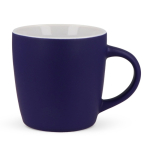 Tazas publicitarias de cerámica en varios colores modernos 180ml color azul oscuro