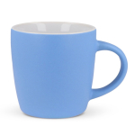 Tazas publicitarias de cerámica en varios colores modernos 180ml color azul claro