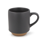 Taza con elegante diseño finlandés en la parte de abajo 180ml color gris