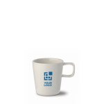 Taza de cerámica con asa cuadrada en la parte superior 180ml vista principal