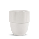 Taza apilable de original diseño en muchos colores 270ml color blanco