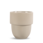 Taza apilable de original diseño en muchos colores 270ml color gris claro