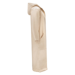 Albornoz de algodón y poliéster con capucha ajustable talla S/M color beige quinta vista