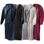 Albornoz de algodón y poliéster con capucha ajustable talla S/M