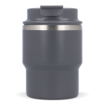 Vaso take away de doble pared compatible con cafeteras 280ml color gris oscuro tercera vista