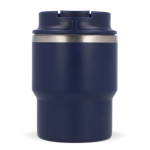 Vaso take away de doble pared compatible con cafeteras 280ml color azul oscuro quinta vista