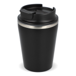 Vaso take away de doble pared compatible con cafeteras 280ml color negro
