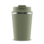 Vaso take away de doble pared compatible con cafeteras 280ml color verde oliva