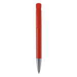 Bolígrafo de plástico con acabado opaco hecho en UE de tinta azul color rojo segunda vista