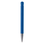 Bolígrafo de plástico con acabado opaco hecho en UE de tinta azul color azul real cuarta vista