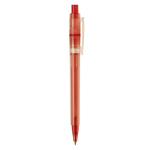 Bolígrafo de plástico mate hecho en UE con recambio Jumbo tinta azul color rojo quinta vista