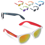 Gafas de sol de colores neón con marcos efecto glace protección UV400