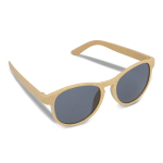 Gafas de sol hechas de paja de trigo en distintos colores UV400 color amarillo