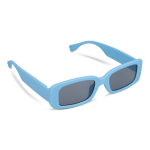 Gafas de sol promocionales negras hechas de plástico 100% reciclado color azul claro