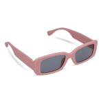 Gafas de sol promocionales negras hechas de plástico 100% reciclado color rosa pastel