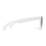 Gafas de sol de plástico 100% reciclado en varios colores UV400 color blanco tercera vista