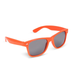Gafas de sol de plástico 100% reciclado en varios colores UV400 color naranja