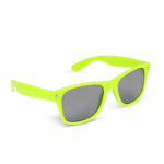 Gafas de sol de plástico 100% reciclado en varios colores UV400 color verde lima