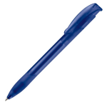 Bolígrafo de plástico fabricado en UE con carga Jumbo tinta azul color azul