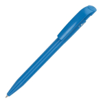 Bolígrafo Stilolinea hecho de plástico 100% reciclado de tinta azul color azul claro