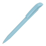 Bolígrafo Stilolinea hecho de plástico 100% reciclado de tinta azul color azul pastel