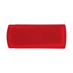Colorido estuche personalizado de plástico con 5 tiritas incluidas color rojo segunda vista