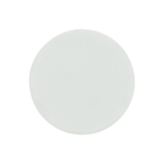 Clásico imán redondo pequeño de plástico para personalizar color blanco segunda vista