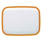 Fiambrera de plástico rígida con diseños en colores vivos 1000ml color naranja segunda vista