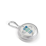 Estuche con mosquetón que incluye auriculares y cable de carga vista principal