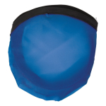 Frisbee de nylon plegable disponible en varios colores con su funda color azul segunda vista
