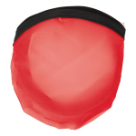 Frisbee de nylon plegable disponible en varios colores con su funda color rojo segunda vista