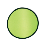 Frisbee de nylon plegable disponible en varios colores con su funda color verde