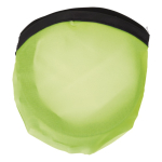Frisbee de nylon plegable disponible en varios colores con su funda color verde segunda vista