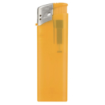 Encendedor electrónico recargable de colores translucidos color amarillo