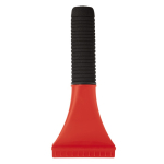 Rascador de hielo hecho de nylon con mango a juego en varios colores color rojo segunda vista