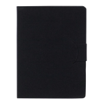 Bloc de notas con distintos tamaños y colores de tiras adhesivas color negro