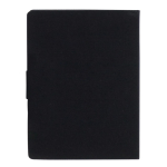 Bloc de notas con distintos tamaños y colores de tiras adhesivas color negro tercera vista